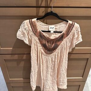 Beautiful Beaded Women's Tunic with Embroidered Detail